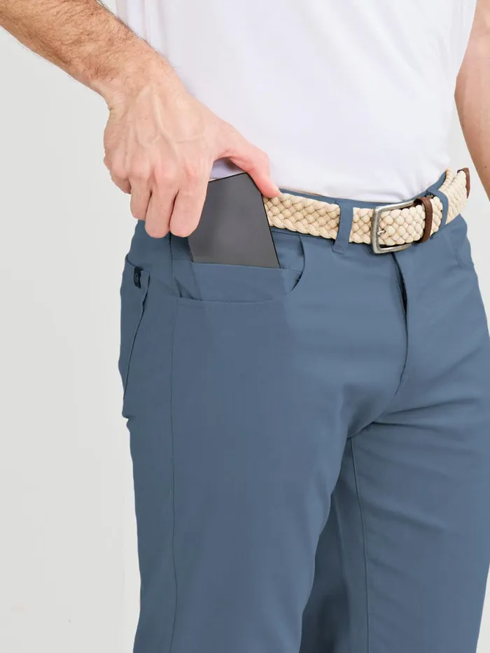 Men Motion Pant Straight Fit 8211 Deep Indigo Tasc Performance Pants