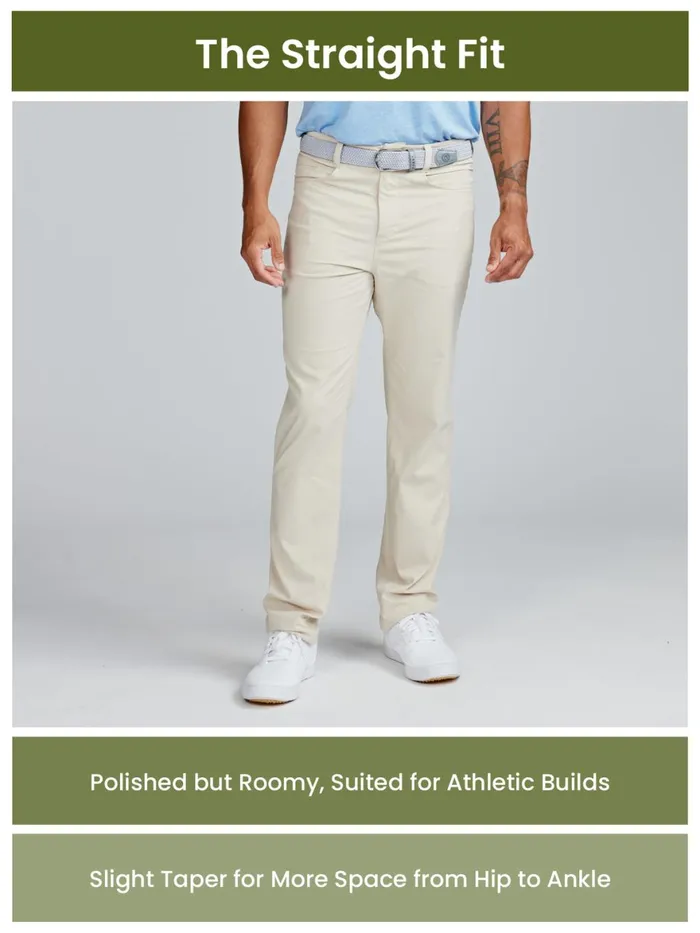 Men Motion Pant Straight Fit 8211 Deep Indigo Tasc Performance Pants