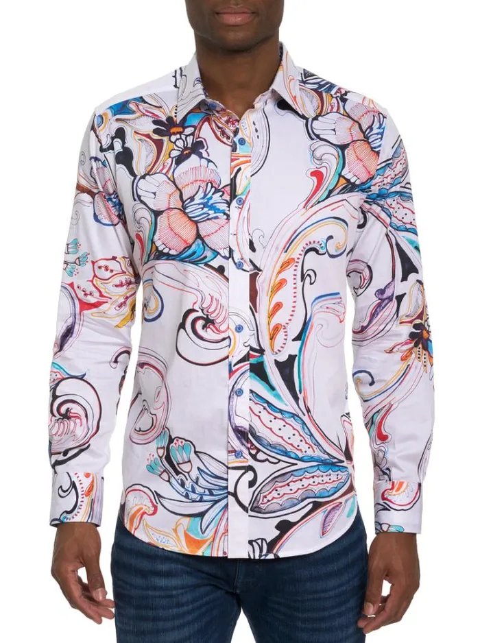 Men MYLIN LONG SLEEVE BUTTON DOWN SHIRT Multi Robert Graham Button Down Shirts