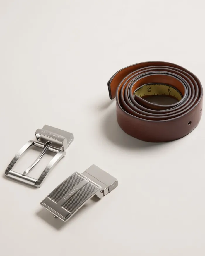 Men NEWBEY 8211 Belt In A Box Brown Ted Baker Belts