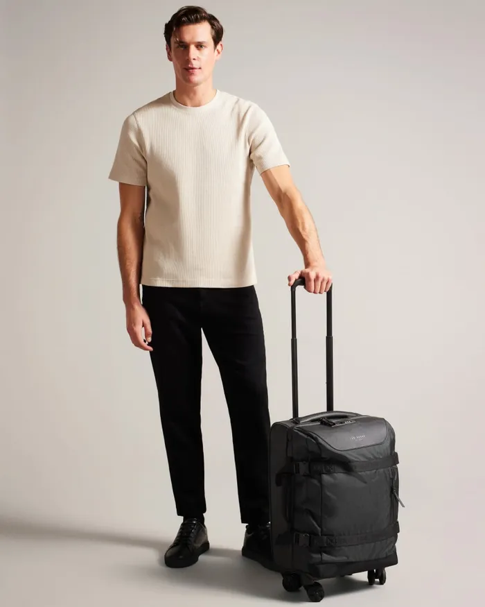 Men NORMN 8211 Nomad Small Four Wheel Trolley Suitcase Charcoal Ted Baker Suitcases and Travel Bags Men NORMN 8211 Nomad Small Four Wheel Trolley Suitcase Charcoal Ted Baker Suitcases and Travel Bags