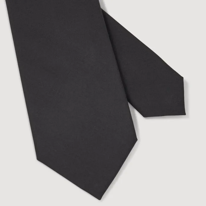 Men Other Accessories SANDRO Oversize Tie Charcoal Grey