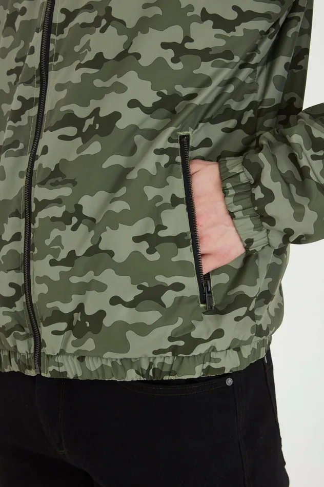 Men Outerwear Blend Outerwear Oil Green