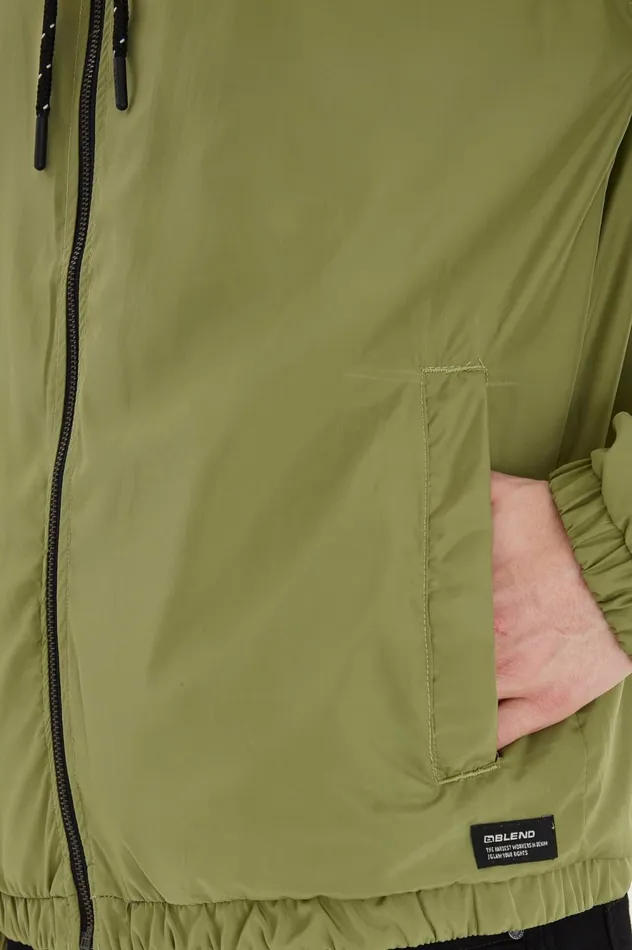 Men Outerwear Blend Outerwear Oil Green