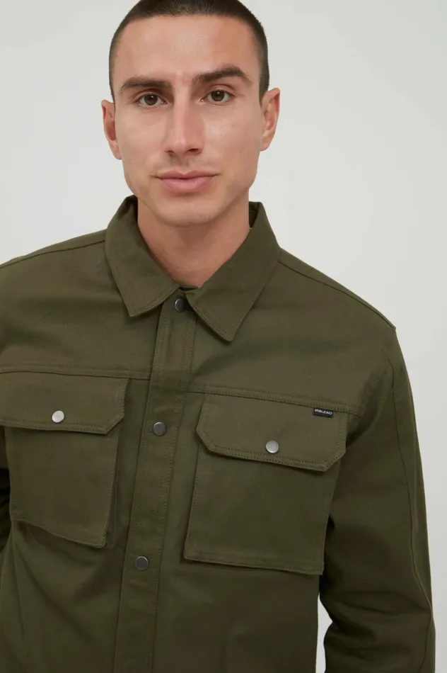 Men Outerwear Blend Outerwear Olive Night