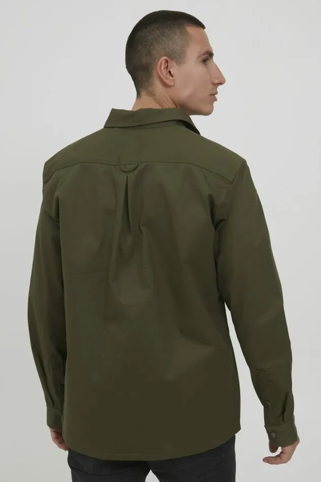 Men Outerwear Blend Outerwear Olive Night