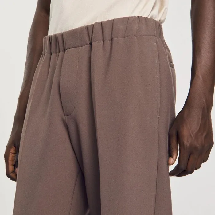 Men Pants and Shorts SANDRO Wideleg Pants Taupe