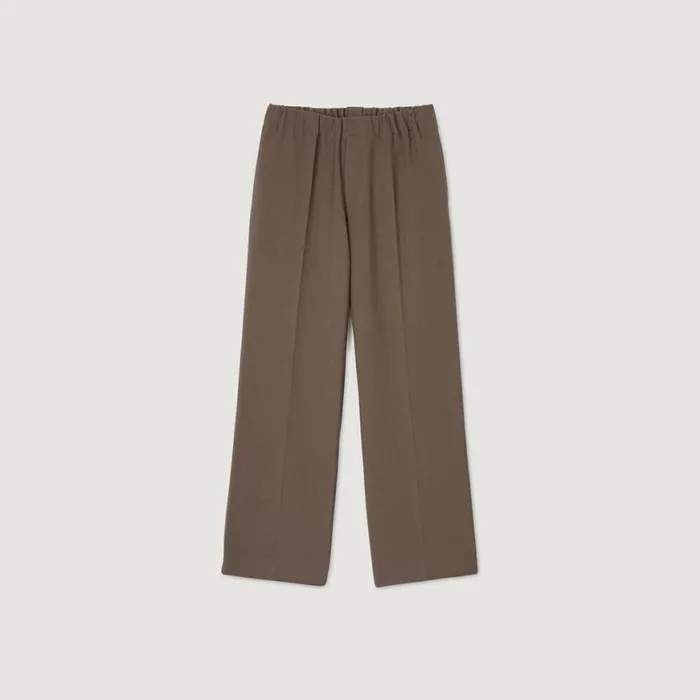 Men Pants and Shorts SANDRO Wideleg Pants Taupe
