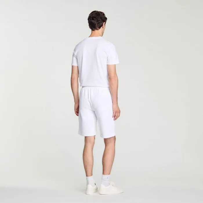 Men Pants and Shorts SANDRO Wild Animals Shorts White