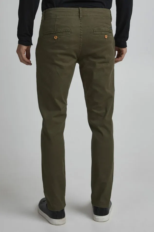Men Pants Blend Casual Pants Olive Night Green