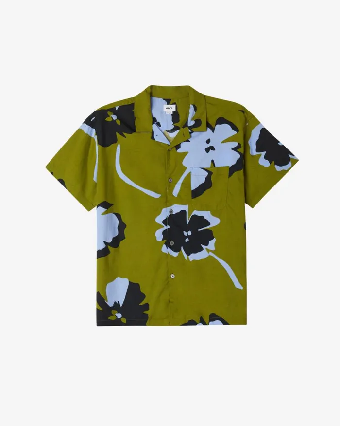 Men PAPER CUTS SHIRT Nimbus Cloud Multi OBEY Clothing TOPS