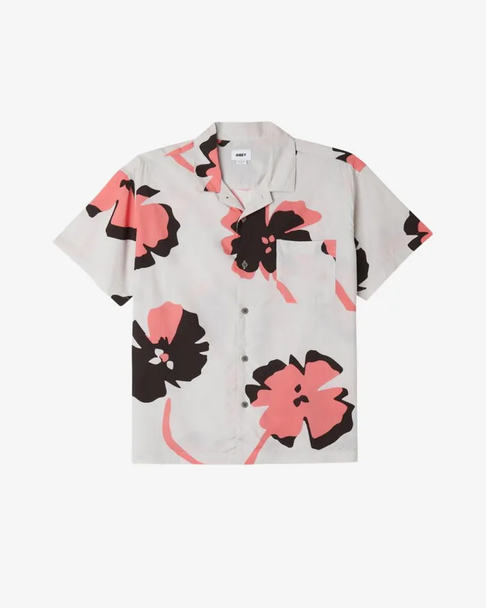 Men PAPER CUTS SHIRT Nimbus Cloud Multi OBEY Clothing TOPS