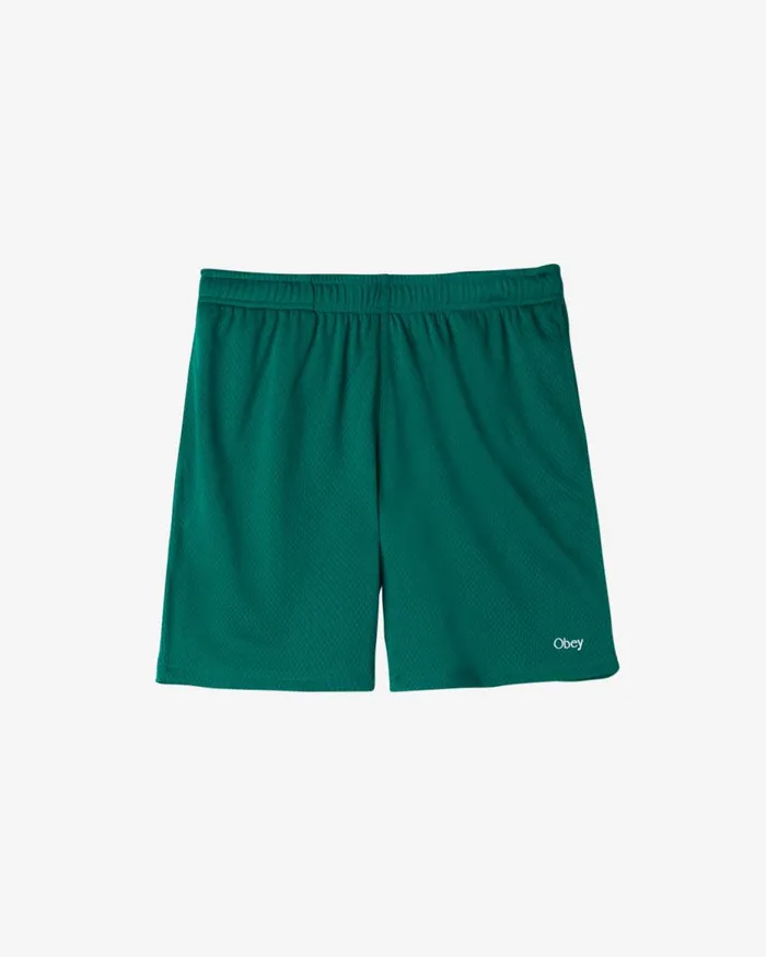 Men PARK PRACTICE SHORT Aventurine Green OBEY Clothing BOTTOMS