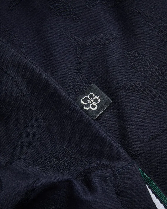 Men POLENN 8211 Tulip Textured Zip Polo Shirt Navy Ted Baker Polo Shirts Men POLENN 8211 Tulip Textured Zip Polo Shirt Navy Ted Baker Polo Shirts