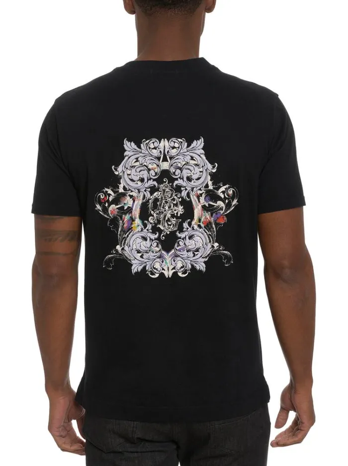 Men RG SPLASH GRAPHIC TSHIRT Black Robert Graham Polos and TShirts