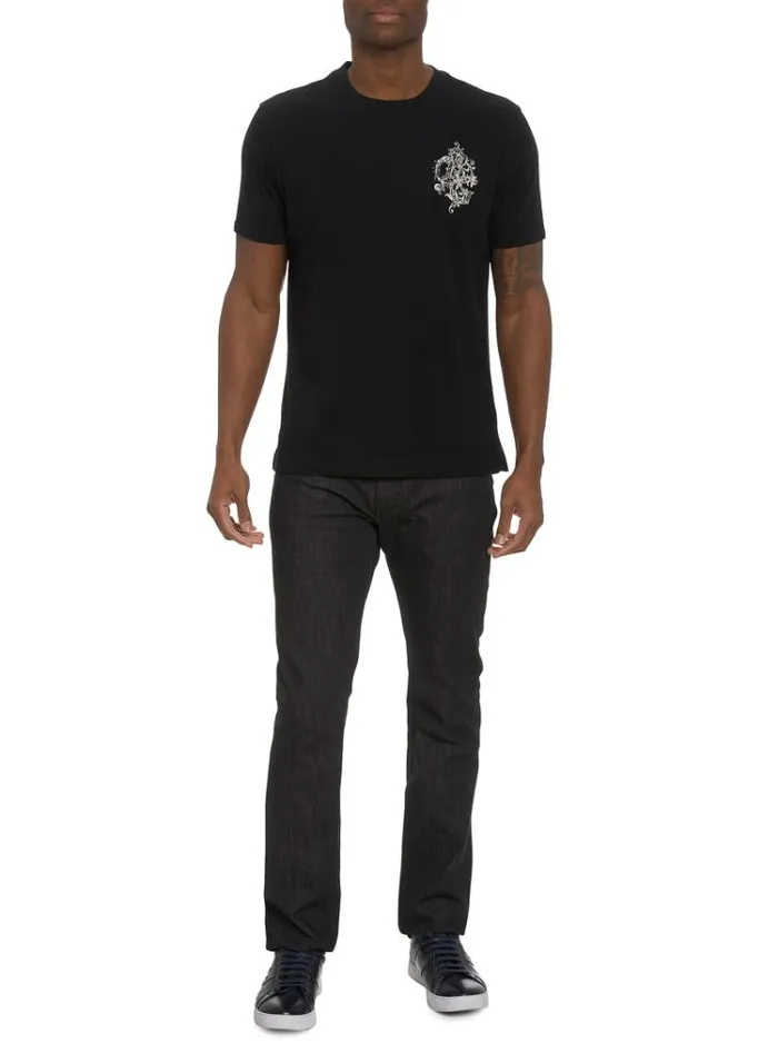Men RG SPLASH GRAPHIC TSHIRT Black Robert Graham Polos and TShirts