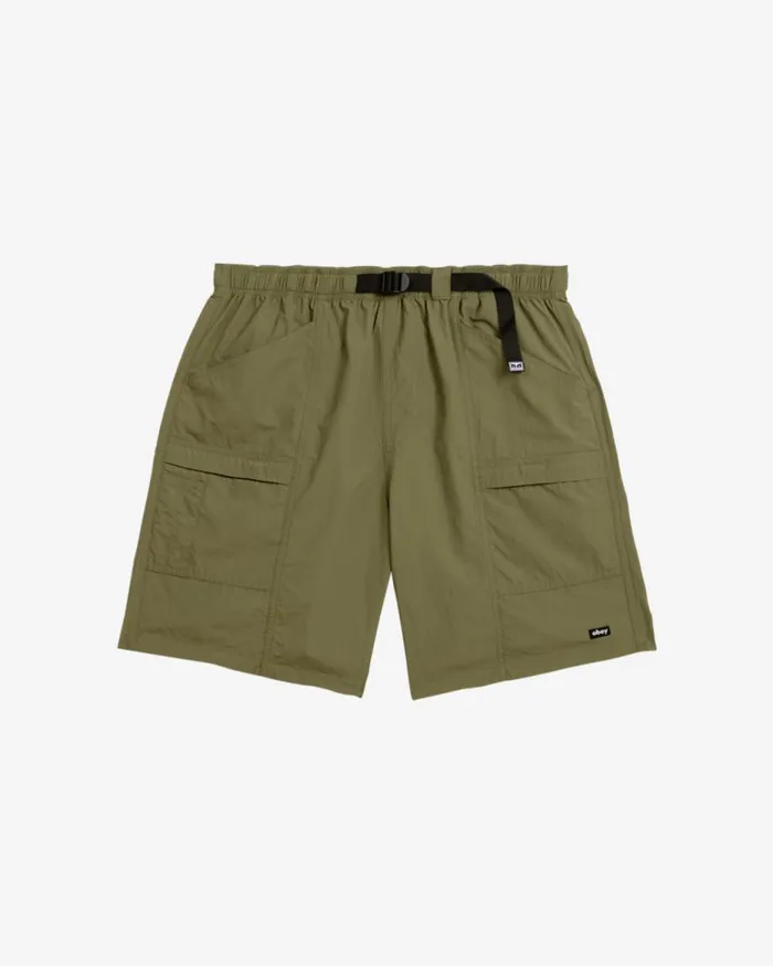 Men ROUTE NYLON SHORT Light Army OBEY Clothing BOTTOMS