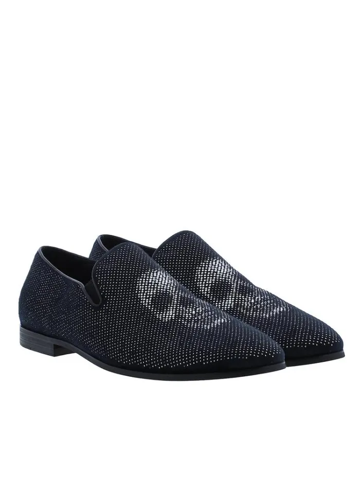 Men ROXBERRY SMOKING SLIPPER Black Robert Graham Shoes