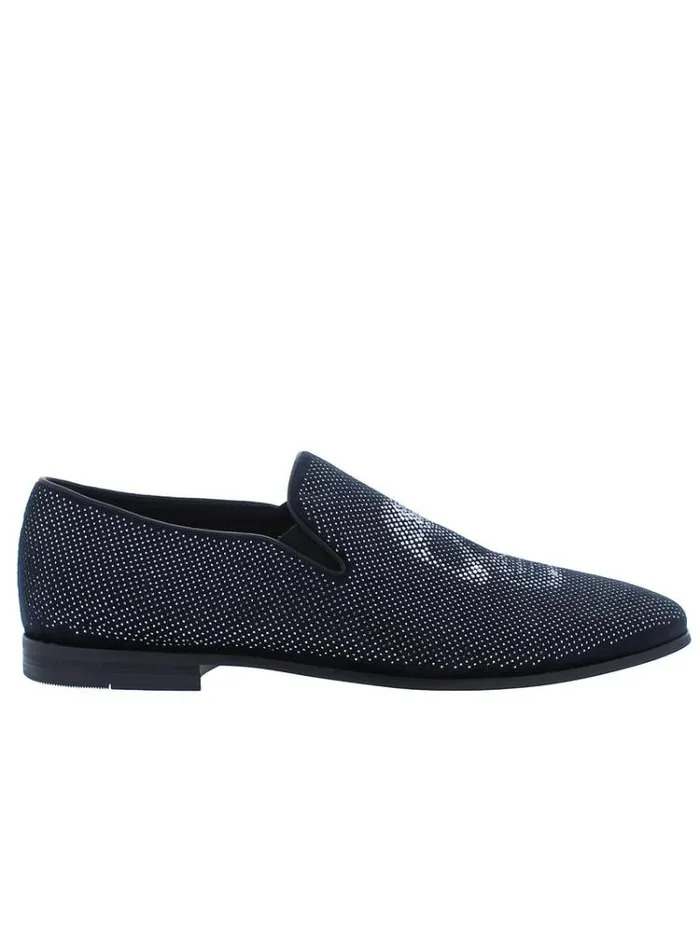 Men ROXBERRY SMOKING SLIPPER Black Robert Graham Shoes