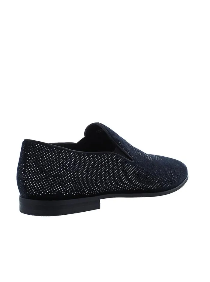 Men ROXBERRY SMOKING SLIPPER Black Robert Graham Shoes