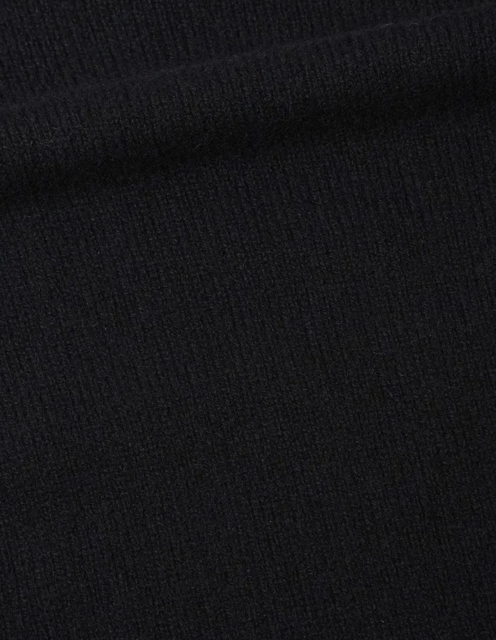 Men Saddle Crew Dark Navy Twist Margaret Howell Knitwear
