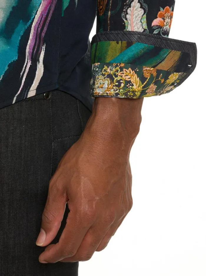 Men SAVOY LONG SLEEVE BUTTON DOWN SHIRT Multi Robert Graham Button Down Shirts
