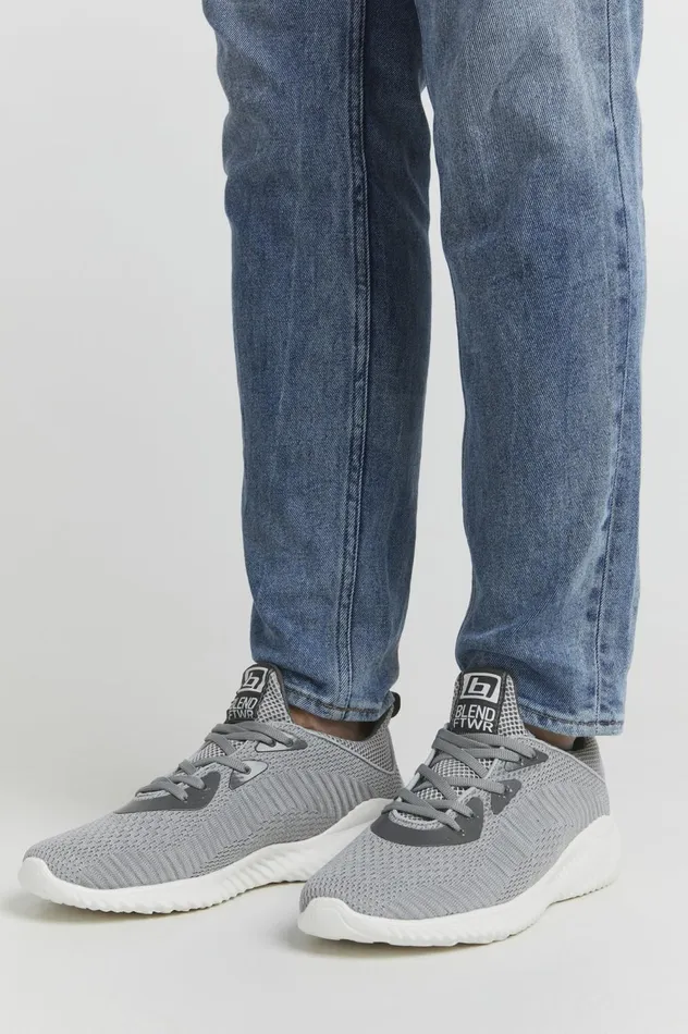 Men Shoes and Boots Blend Shoe Chip Grey