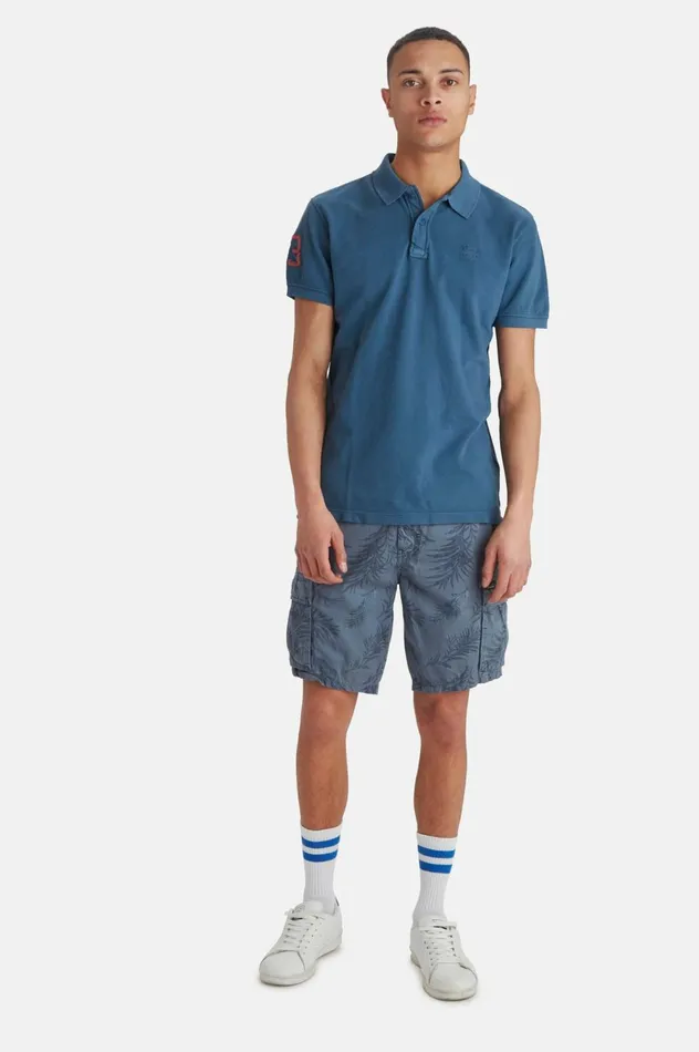 Men Shorts Blend Shorts Casual Navy