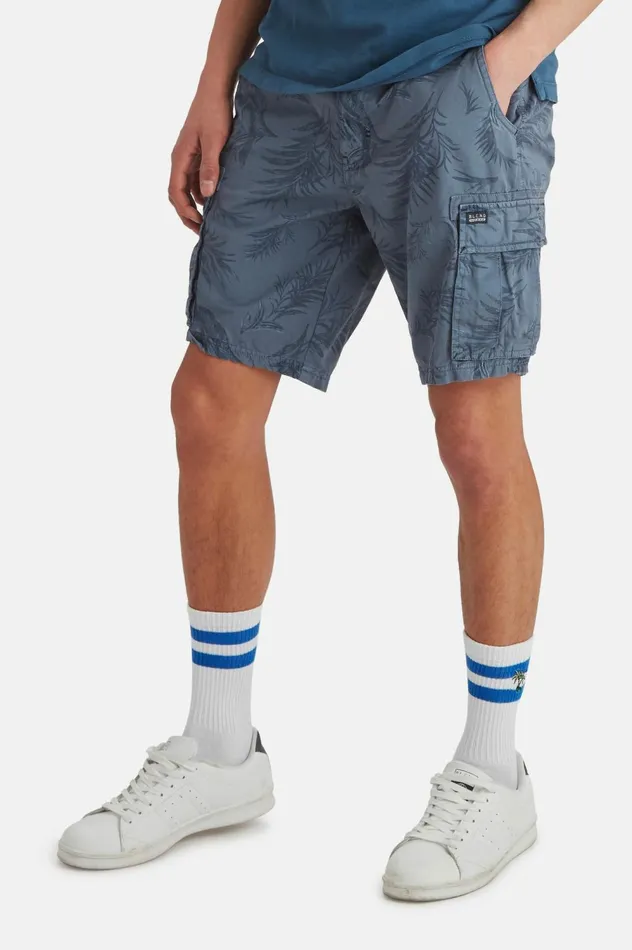 Men Shorts Blend Shorts Casual Navy