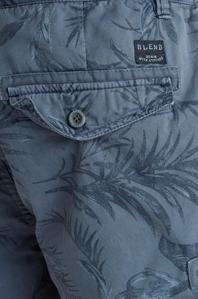 Men Shorts Blend Shorts Casual Navy