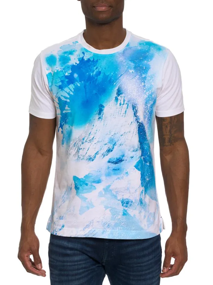 Men SNOWTOPIA TSHIRT White Robert Graham Polos and TShirts