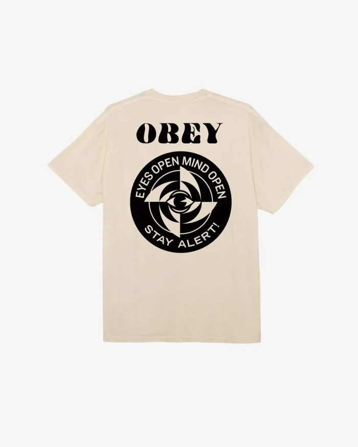 Men STAY ALERT PIGMENT TSHIRT Pigment Sago OBEY Clothing TSHIRTS