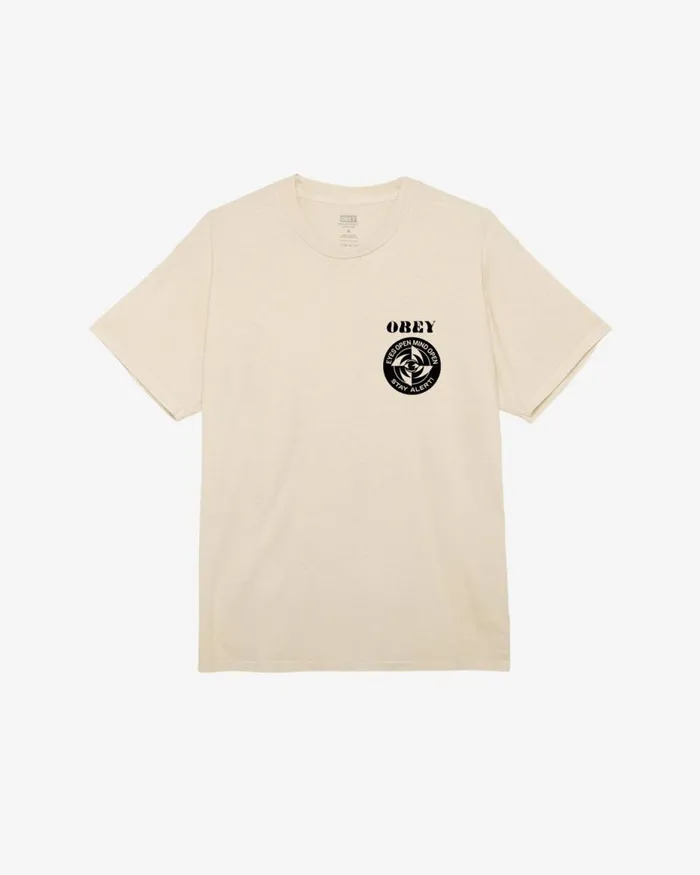 Men STAY ALERT PIGMENT TSHIRT Pigment Sago OBEY Clothing TSHIRTS