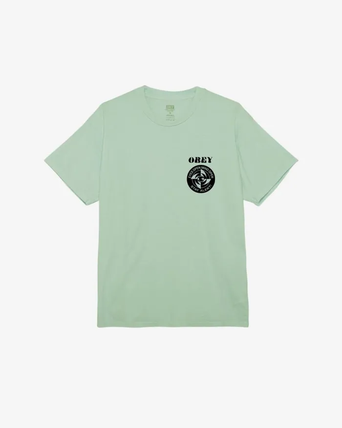 Men STAY ALERT PIGMENT TSHIRT Pigment Sago OBEY Clothing TSHIRTS