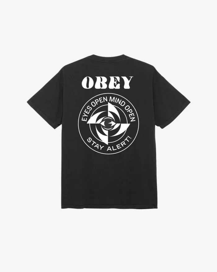 Men STAY ALERT PIGMENT TSHIRT Pigment Sago OBEY Clothing TSHIRTS