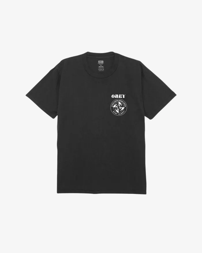 Men STAY ALERT PIGMENT TSHIRT Pigment Sago OBEY Clothing TSHIRTS