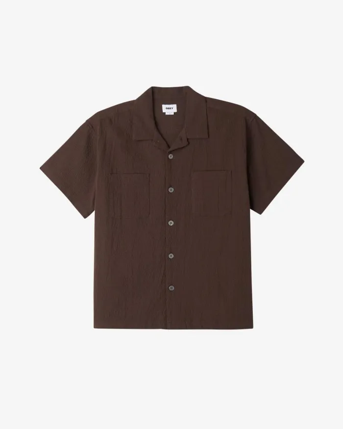 Men SUNRISE SHIRT Orchid Petal OBEY Clothing TOPS