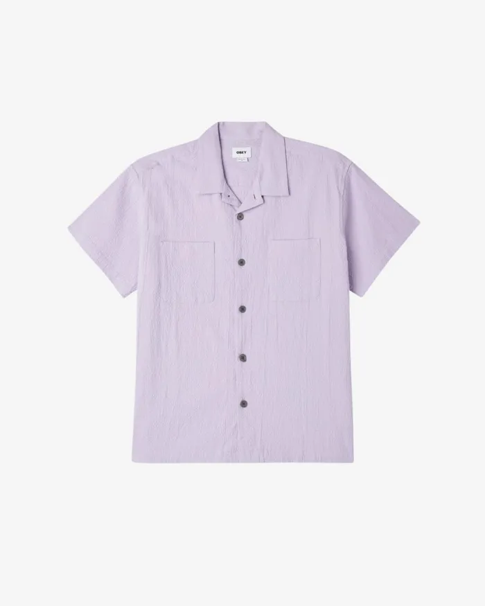 Men SUNRISE SHIRT Orchid Petal OBEY Clothing TOPS