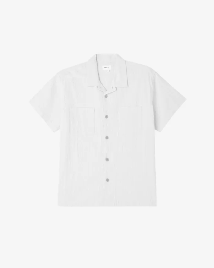 Men SUNRISE SHIRT Orchid Petal OBEY Clothing TOPS