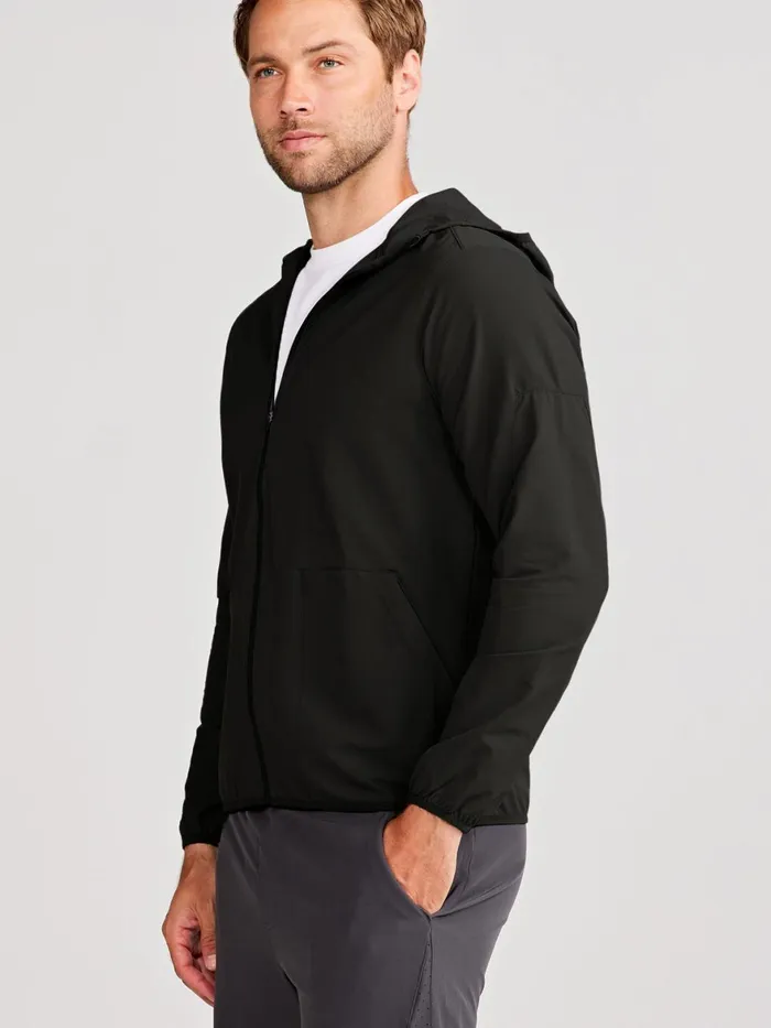 Men Swift Lightweight Hooded Windbreaker Jacket Tasc Performance Running Training