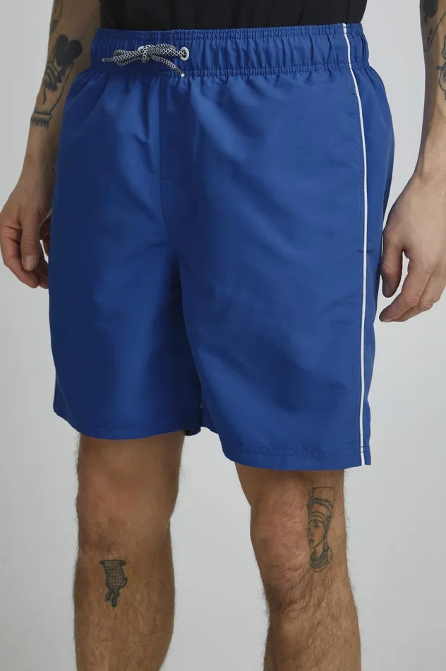 Men Swim Shorts Blend Swimwear Nautical Blue