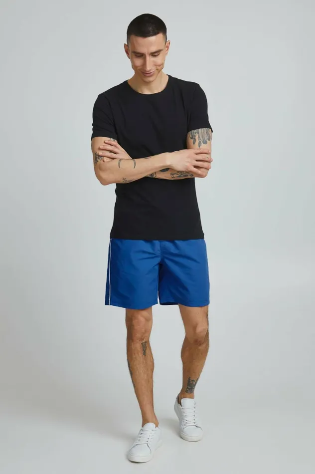 Men Swim Shorts Blend Swimwear Nautical Blue