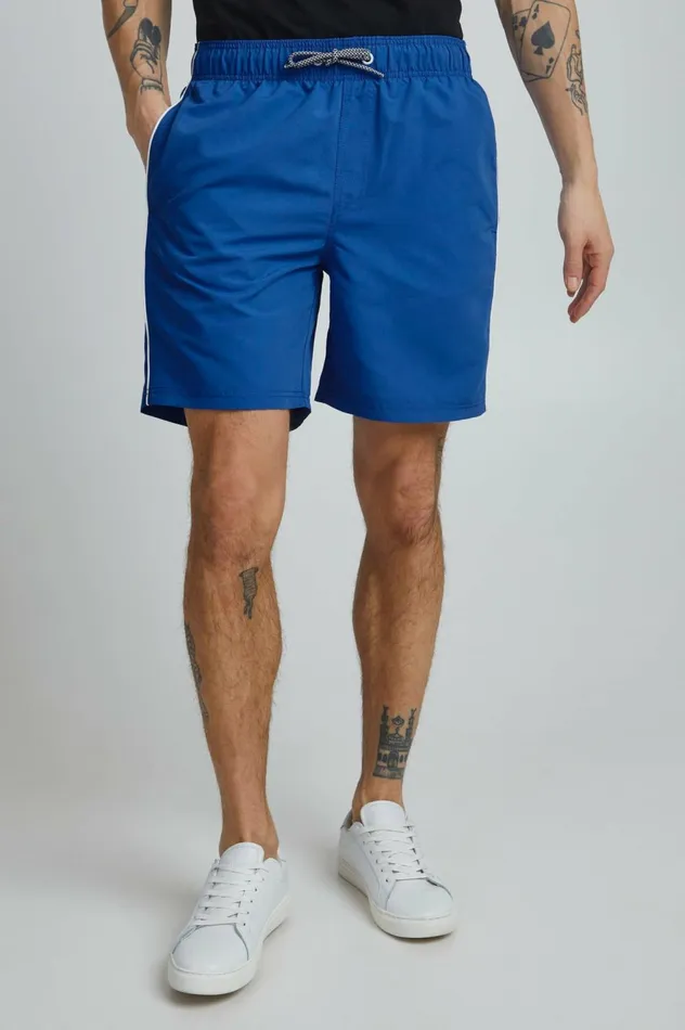 Men Swim Shorts Blend Swimwear Nautical Blue
