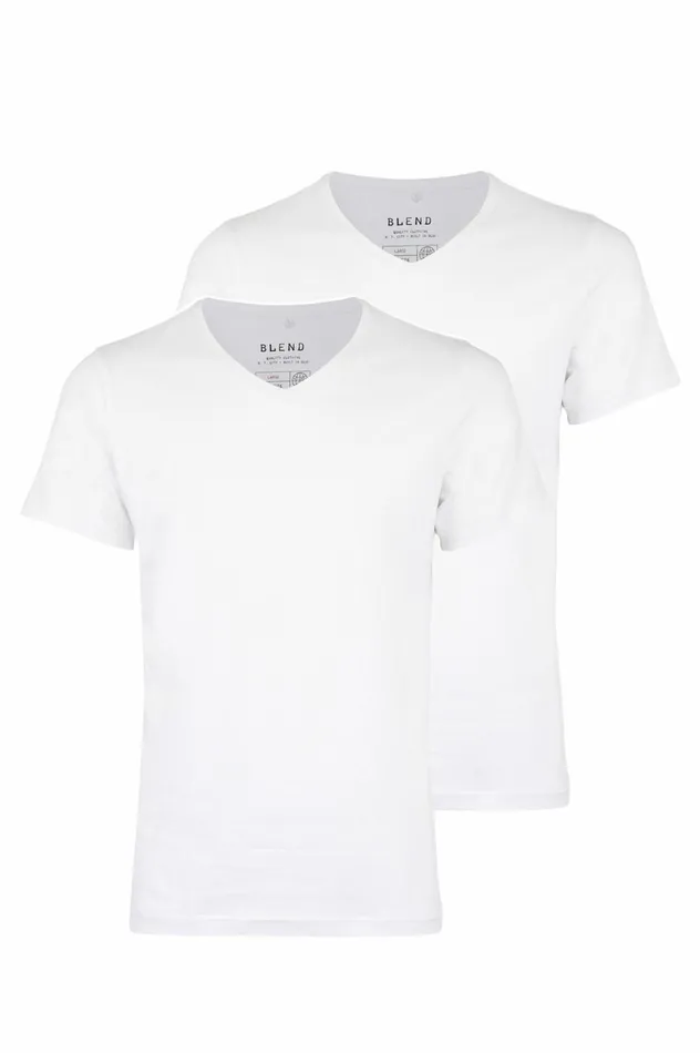 Men TShirts Blend 2 PackBHNICO TShirt White