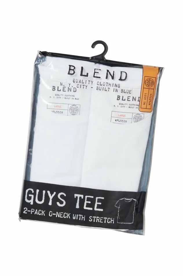 Men TShirts Blend 2 PackBHNICO TShirt White