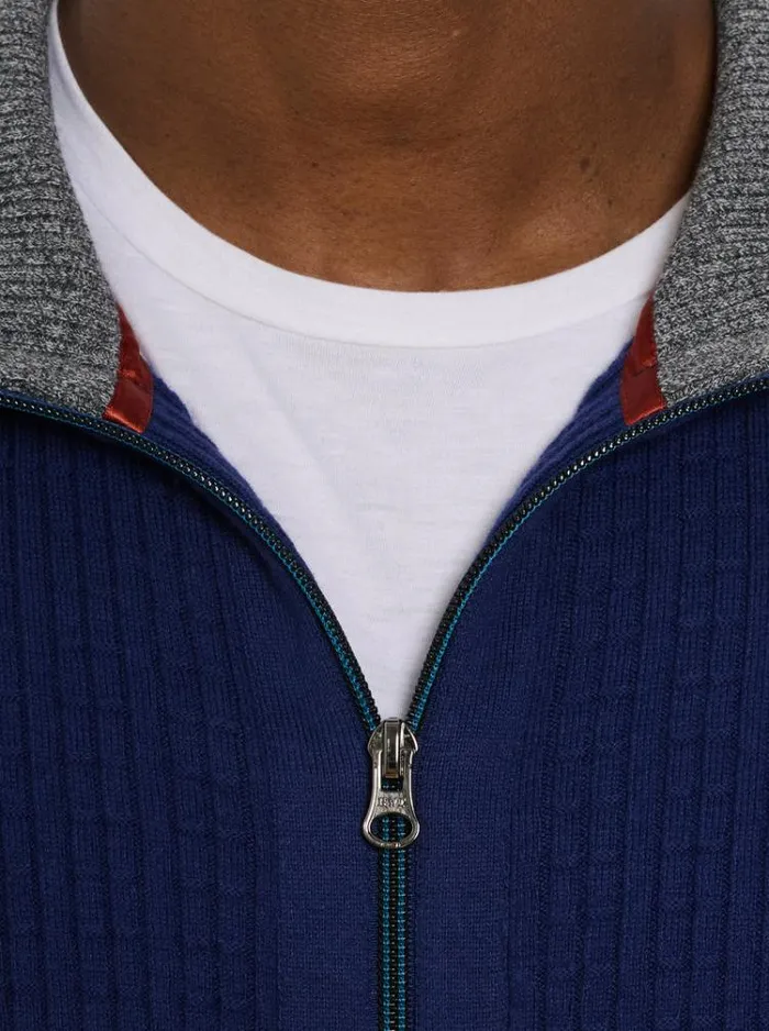 Men TARANTO SWEATER Light Grey Robert Graham Sweaters and Knits