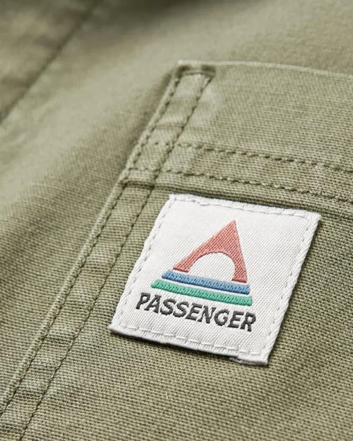 Men Tops Passenger Balsa Canvas Overshirt Khaki Khaki