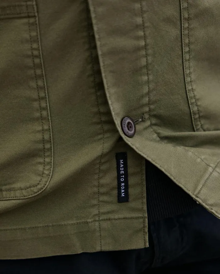 Men Tops Passenger Balsa Canvas Overshirt Khaki Khaki