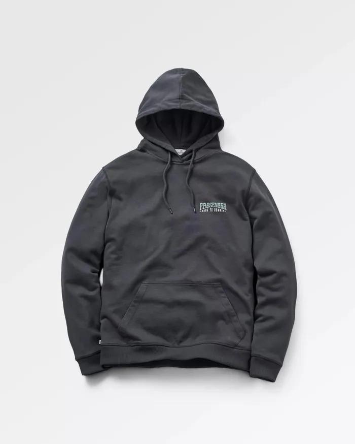 Men Tops Passenger Decade Recycled Cotton Hoodie Black Black