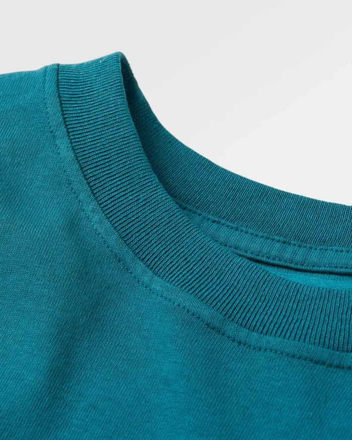 Men Tops Passenger Elbio Recycled Relaxed Fit TShirt Mediterranean Mediterranean